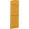 Ekena Millwork Americraft 5-Board (3 Batten) Wood Joined Board-n-Batten Shutters w/Ellipt Top, ARW401BE518X77TUH, PR ARW401BE518X77TUH - alternate 3